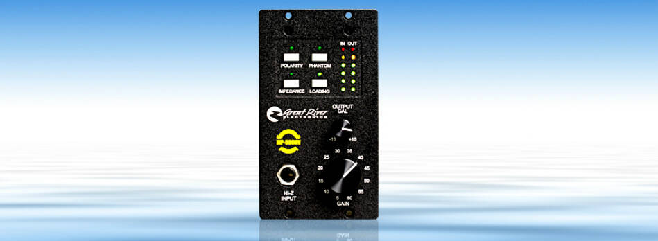 Great River MP-500NV マイクプリ API500 Great River MP-500NV 500 Series Microphone Preamp | Sweetwater
